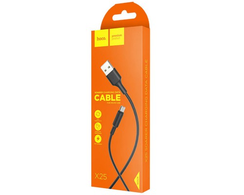 Дата кабель Hoco X25 Soarer MicroUSB (1m) (00000029775_2)