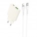 СЗУ Hoco N45 Biscuit PD30W+QC3.0 + Type-C to Lightning (00000071065_1)