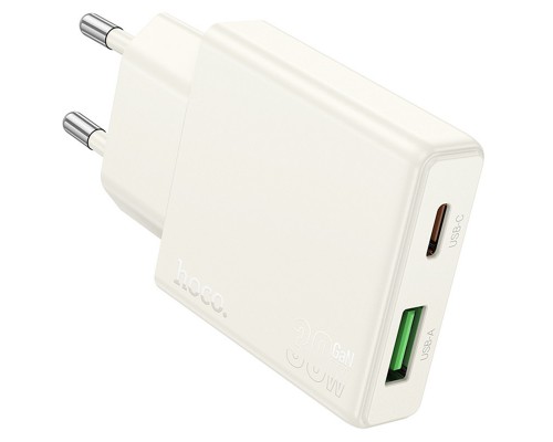 СЗУ Hoco N45 Biscuit PD30W+QC3.0 + Type-C to Lightning (00000071065_1)