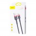 Дата кабель Baseus Cafule Type-C Cable 3A (1m) (CATKLF) (00000031871_3)