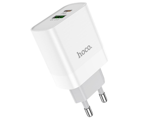 СЗУ HOCO C80A Rapido PD20W+QC3.0 Type-C + USB (00000043048_1)