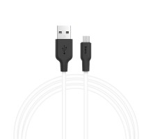 Дата кабель Hoco X21 Silicone MicroUSB Cable (1m) (00000032926_1)