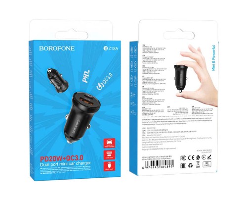 АЗУ Borofone BZ18A PD20W+QC3.0 (00000056966_1)
