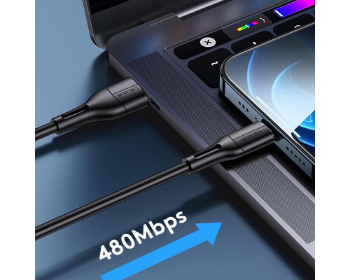 Дата кабель USAMS US-SJ500 U68 USB to Lightning (1m) (00000051933_2)