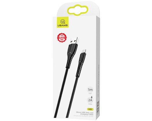 Дата кабель Usams US-SJ365 U35 USB to MicroUSB (1m) (00000062639_1)