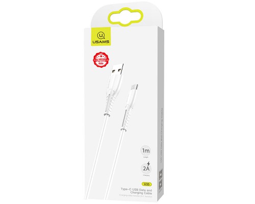 Дата кабель Usams US-SJ365 U35 USB to MicroUSB (1m) (00000062639_2)