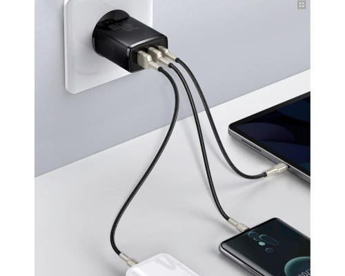 СЗУ Baseus Compact Quick Charger 30W QC+ PD (1Type-C + 2USB) (CCXJ-E) (00000053139_1)