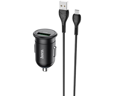 АЗУ Hoco Z43 QC3.0 (1USB/18W) + MicroUSB (00000062805_1)