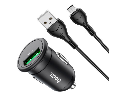 АЗУ Hoco Z43 QC3.0 (1USB/18W) + MicroUSB (00000062805_1)