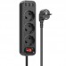Удлинитель Hoco NS2 (3USB/3xSocket) (00000062806_1)
