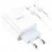 СЗУ HOCO C97A PD20W+QC3.0 (1USB/1Type-C/3A) + Type-C to Lightning (00000062808_1)