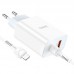 СЗУ HOCO C97A PD20W+QC3.0 (1USB/1Type-C/3A) + Type-C to Lightning (00000062808_1)