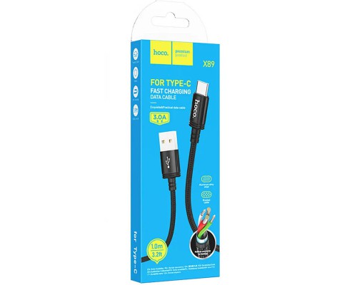 Дата кабель Hoco X89 Wind USB to Type-C (1m) (00000062813_1)