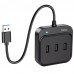Переходник HUB Hoco HB31 Easy 4-in-1 (USB to USB3.0*4) (L=0.2m) (00000062815_1)
