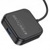 Переходник HUB Hoco HB31 Easy 4-in-1 (USB to USB3.0*4) (L=0.2m) (00000062815_1)