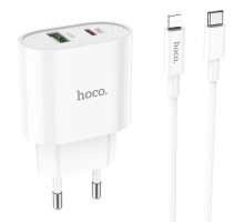 СЗУ HOCO C95A PD 20W+QC3.0 (1USB/Type-C/3A) + Type-C to Lightning (00000062817_1)