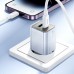 СЗУ Hoco N46 Glorious PD20W+QC3.0 (1USB-A/1C) + Type-C to Lightning (00000073952_2)