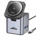Переходник HUB Hoco HB49 Effortless 9in1 100W с БЗУ (00000074177_1)