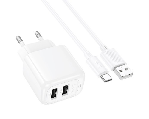 СЗУ Hoco CS51A Surplus (2USB-A) + Type-C (00000074180_1)