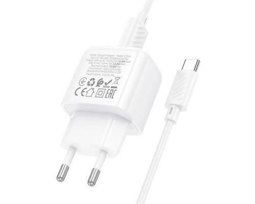 СЗУ Hoco CS51A Surplus (2USB-A) + Type-C (00000074180_1)