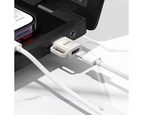 Переходник Hoco UA31D OTG USB male to Type-C female USB2.0 (00000073871_2)
