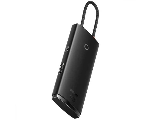 Переходник HUB Baseus Lite Series 5in1 (Type-C to HDMI + 3xUSB 3.0 + PD) (WKQX04) (00000063016_1)