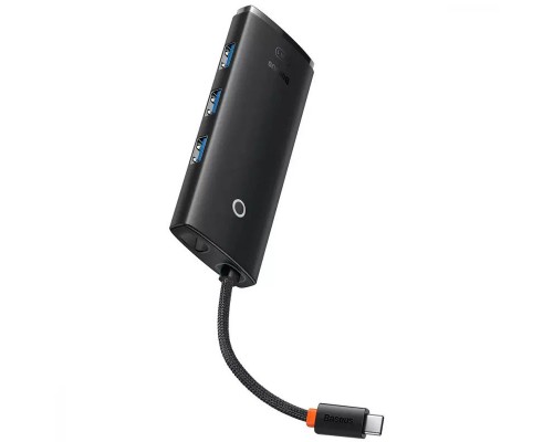 Переходник HUB Baseus Lite Series 5in1 (Type-C to HDMI + 3xUSB 3.0 + PD) (WKQX04) (00000063016_1)