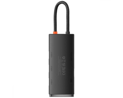 Переходник HUB Baseus Lite Series 5in1 (Type-C to HDMI + 3xUSB 3.0 + PD) (WKQX04) (00000063016_1)