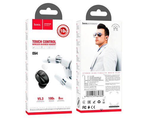 Bluetooth моно-гарнитура HOCO E64 mini (00000062790_1)
