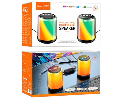 Bluetooth Колонка Hoco BS56 Colorful 2in1 (00000062800_1)