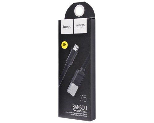 Дата кабель Hoco X5 Bamboo USB to MicroUSB (100см) (00000020463_2)