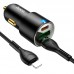 АЗУ Hoco NZ6 PD45W (2Type-C/1USB) + Type-C to Lightning (00000064596_1)