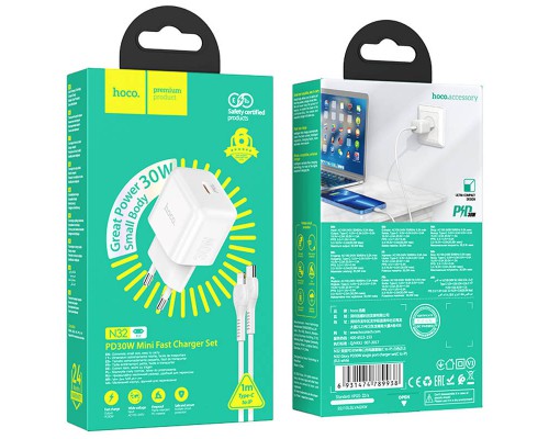 СЗУ Hoco N32 Glory PD30W Type-C to Lightning (00000064557_2)