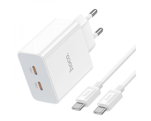СЗУ Hoco C108A PD 35W (2 Type-C) + Type-C to Type-C (00000064600_1)