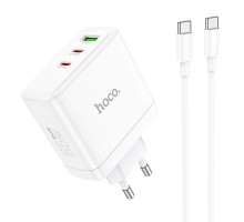 СЗУ Hoco N30 Glory PD65W (2Type-C/1USB) + Type-C to Type-C (00000064601_1)