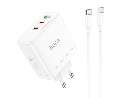 СЗУ Hoco N30 Glory PD65W (2Type-C/1USB) + Type-C to Type-C (00000064601_1)