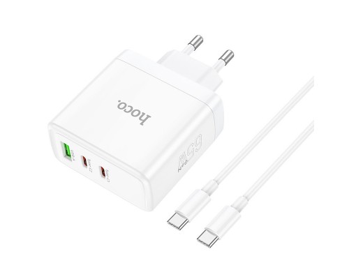 СЗУ Hoco N30 Glory PD65W (2Type-C/1USB) + Type-C to Type-C (00000064601_1)