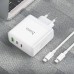 СЗУ Hoco N30 Glory PD65W (2Type-C/1USB) + Type-C to Type-C (00000064601_1)