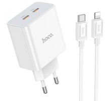 СЗУ Hoco C108A PD 35W (2 Type-C) + Type-C to Lightning (00000064602_1)