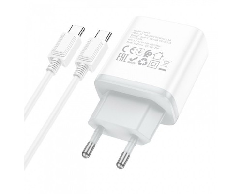 СЗУ Hoco C104A PD 20W Type-C to Type-C (00000064604_1)