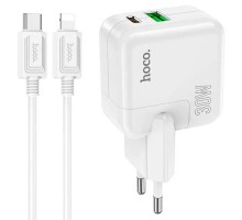СЗУ Hoco C111A PD 30W+QC3.0 Type-C to Lightning (00000064607_1)