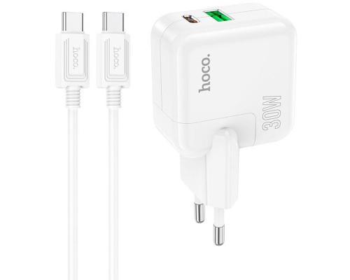 СЗУ Hoco C111A PD 30W+QC3.0 Type-C to Type-C (00000064609_1)