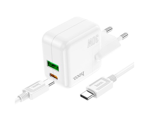 СЗУ Hoco C111A PD 30W+QC3.0 Type-C to Type-C (00000064609_1)