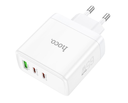 СЗУ Hoco N30 Glory PD65W (2Type-C/1USB) (00000064610_1)