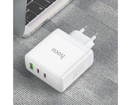 СЗУ Hoco N30 Glory PD65W (2Type-C/1USB) (00000064610_1)