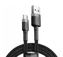 Дата кабель Baseus Cafule Type-C Cable 2A (2m) (CATKLF-C) (00000031872_1)