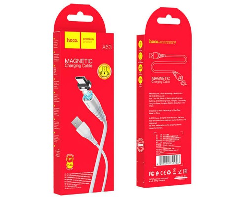 Дата кабель Hoco X63 "Racer" USB to MicroUSB (1m) (00000052804_2)