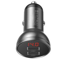 АЗУ Baseus Digital Display Dual USB 4.8A Car Charger 24W (CCBX) (00000038717_1)