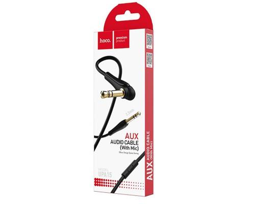 Аудио кабель Aux Hoco UPA15 With Mic (1m) (00000035031_2)