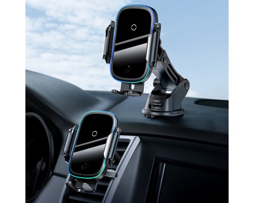 Автодержатель с БЗУ Baseus Light Electric 15W (WXHW03) (00000034293_1)